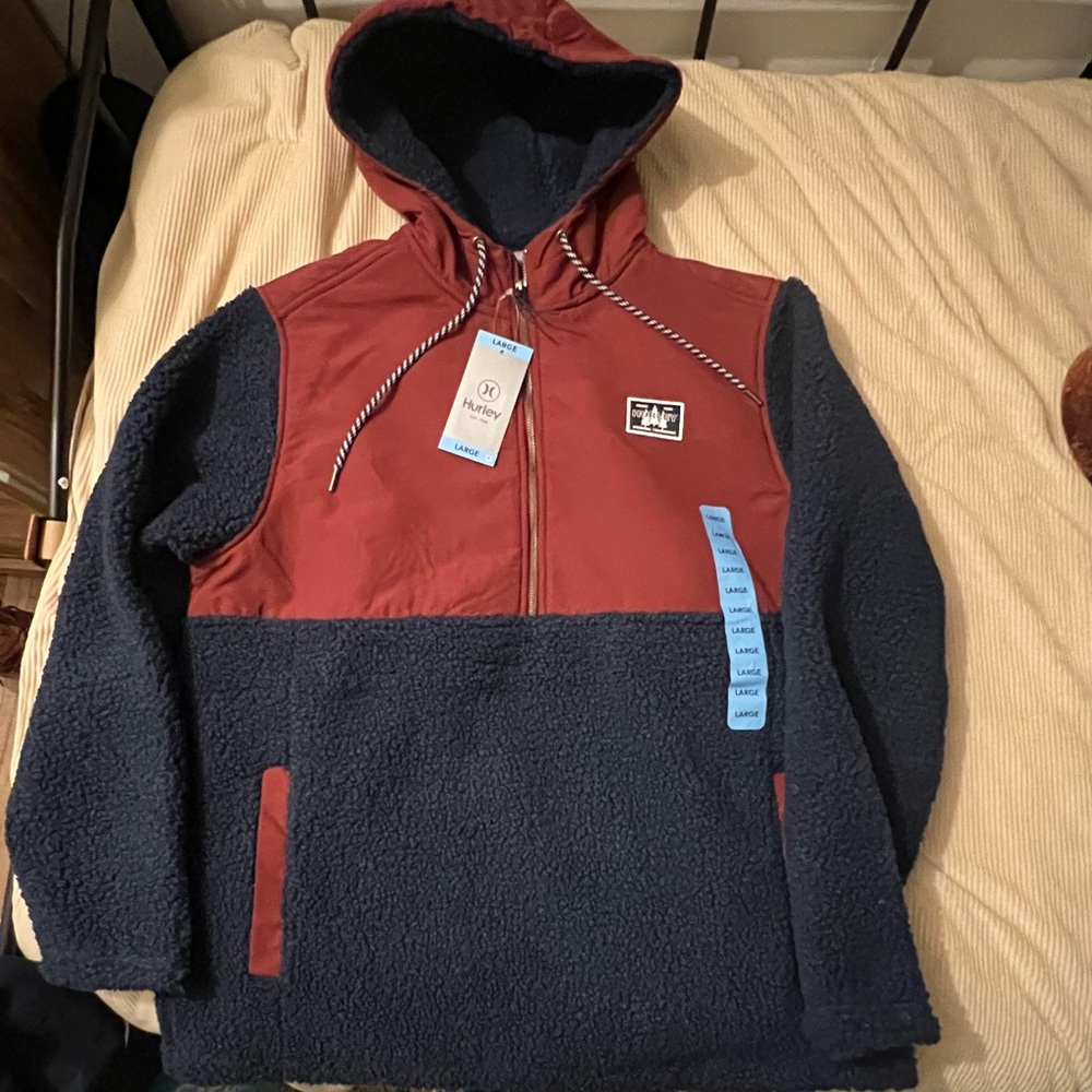 Hurley half zip